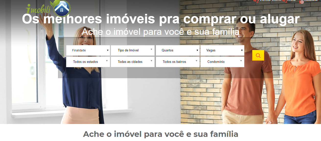 Criação de site para imobiliária e corretor de imóveis