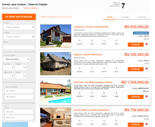 script para site de imobiliarias